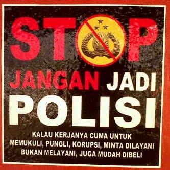 Stop Jangan Jadi Polisi