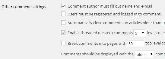 Komentar WordPress harus login setting